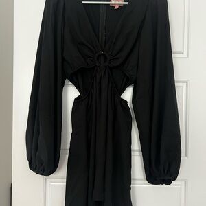 Show Me Your MuMu Black Dress